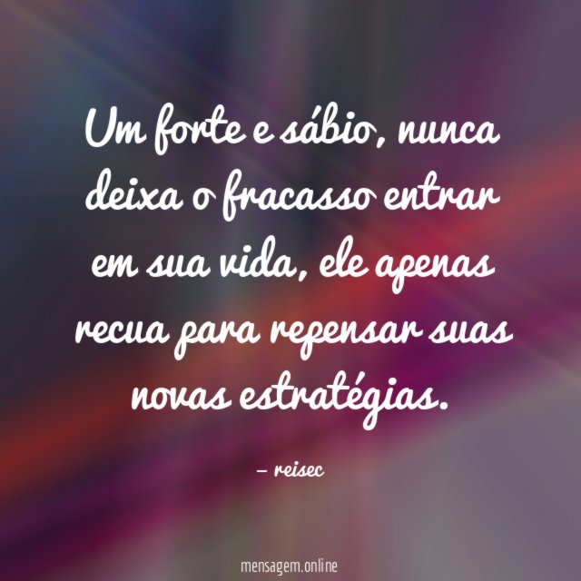 Um forte e sábio