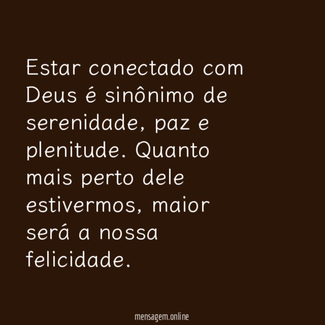 Conexão com Ele