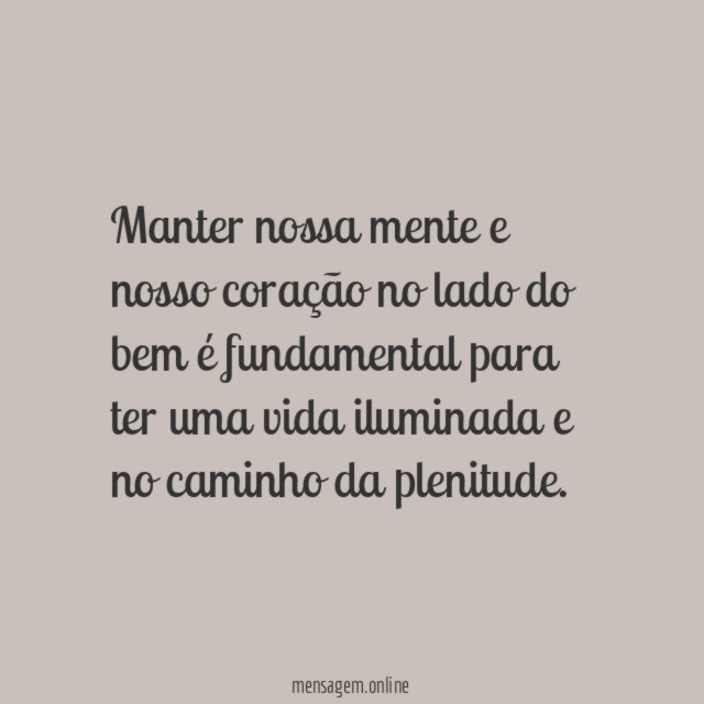 Bons pensamentos