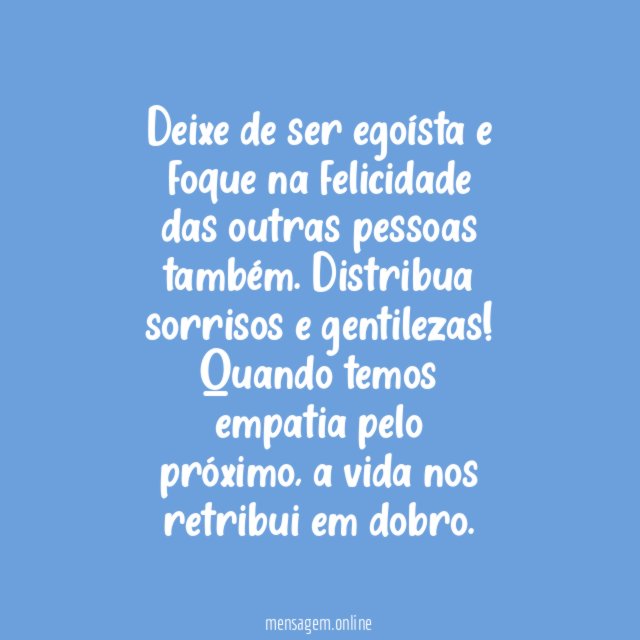 A vida retribui