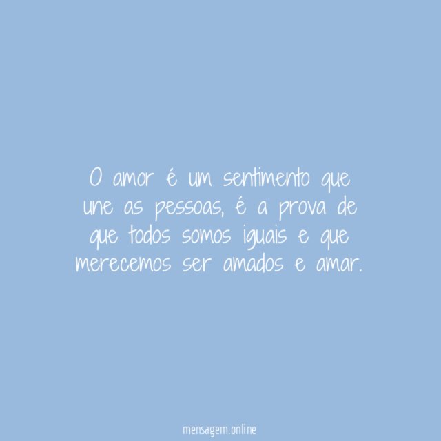Igualdade no amor