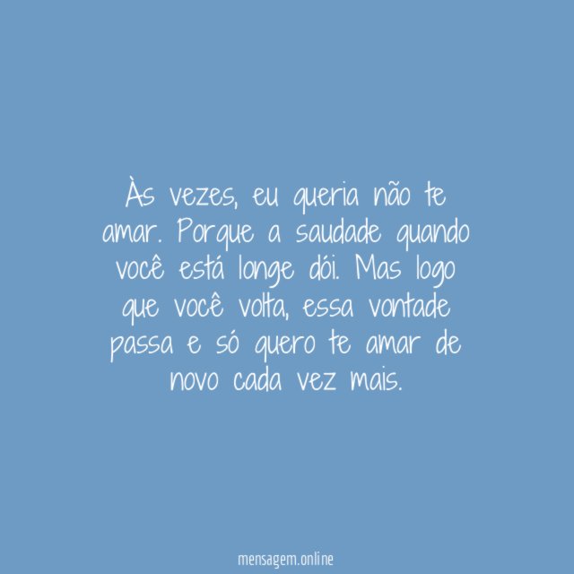 Queria não te amar