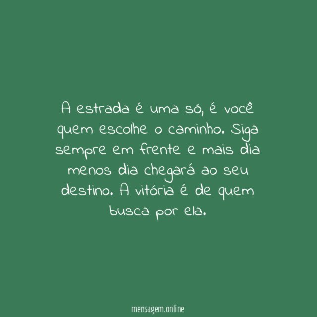 Sempre em frente