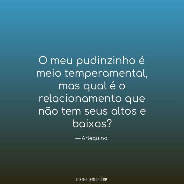 O meu pudinzinho é meio temperamental