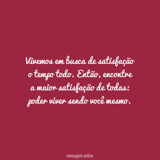 Satisfação
