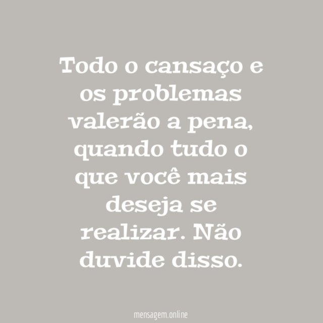 Vai valer a pena
