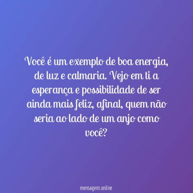 Vejo a esperança em ti