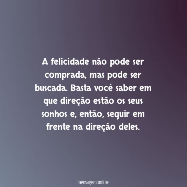 Em busca da felicidade