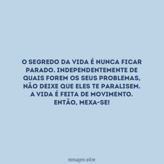 Não pare