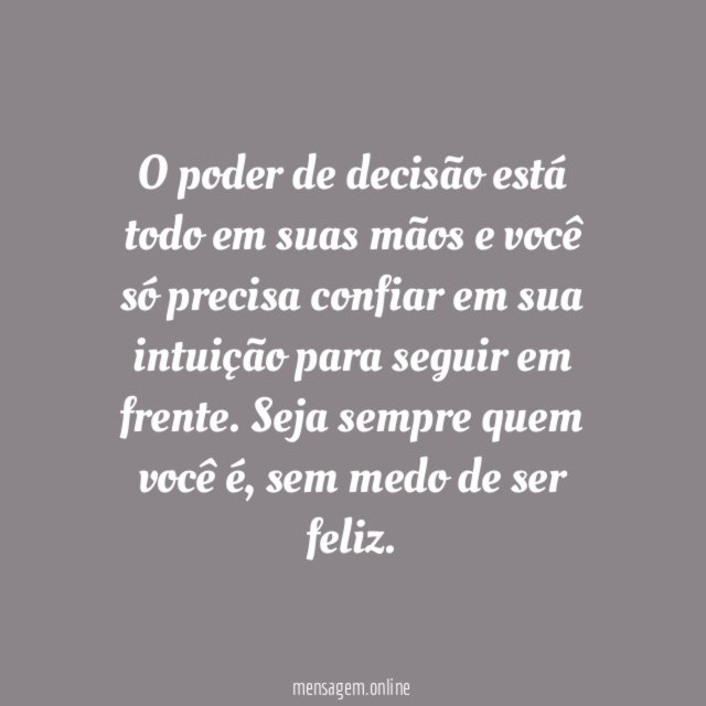 Em suas mãos