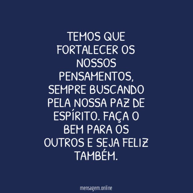 Paz de espírito