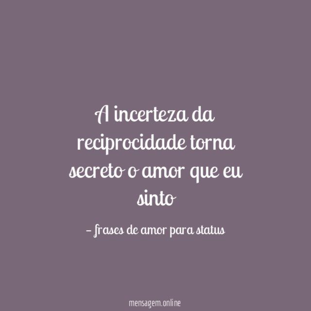 Para um amor secreto