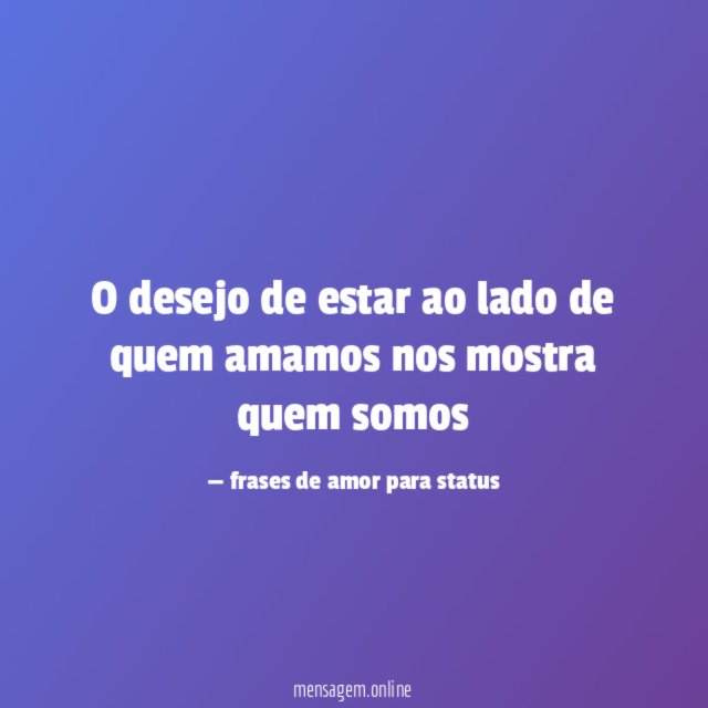 Para um amor determinado