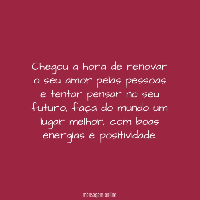 Boas energias