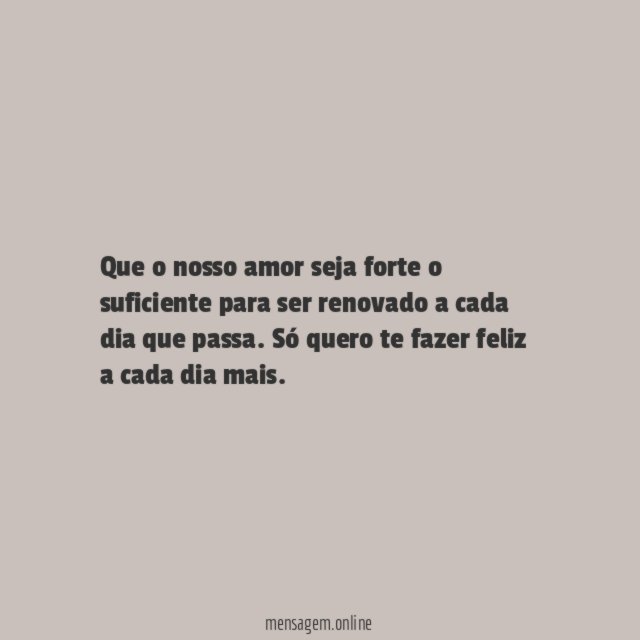 Te fazer feliz