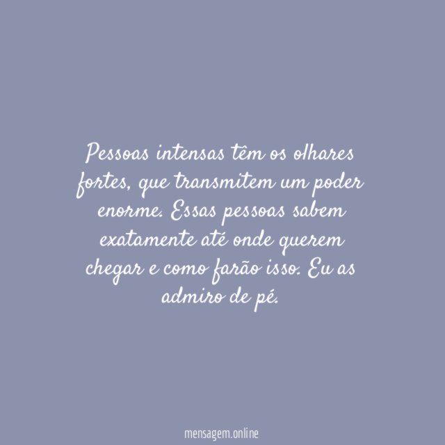 Pessoas que sabem o que querem