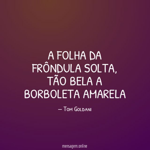 A folha da frôndula Solta