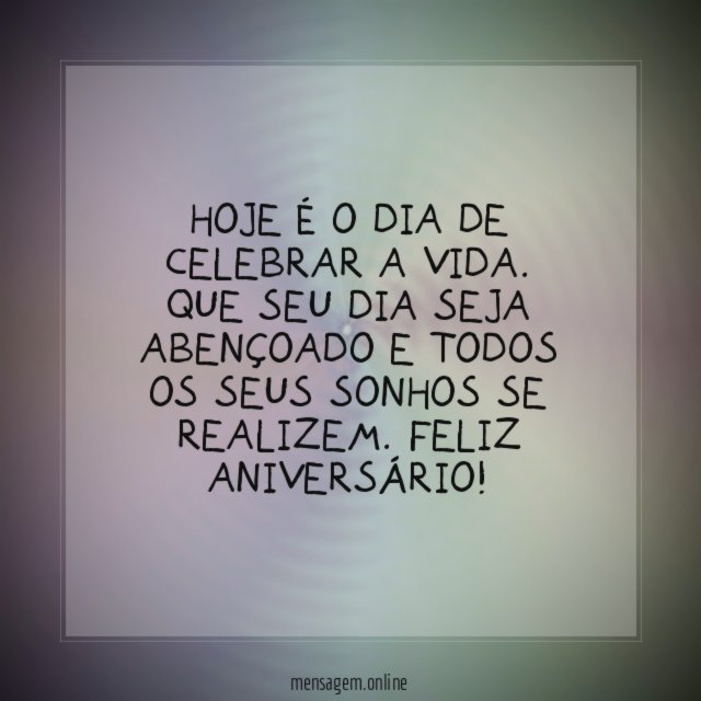 Celebre a vida
