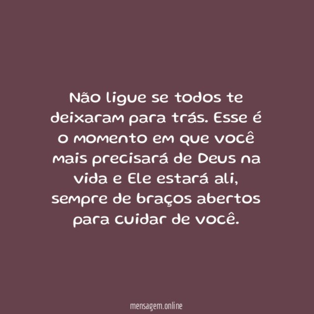 Não precisa