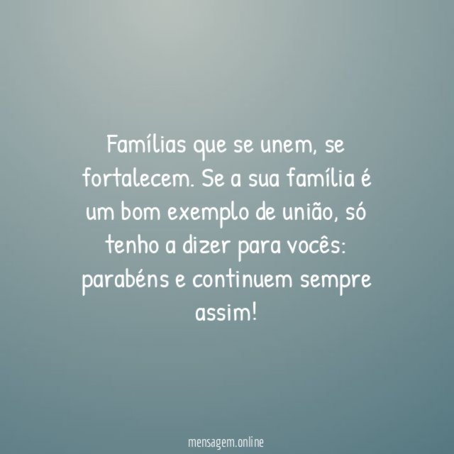 Família unida