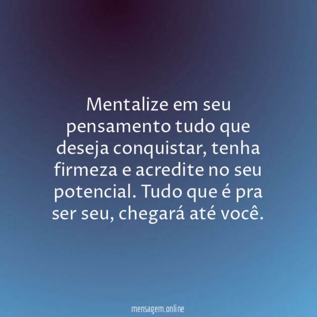 Tenha firmeza