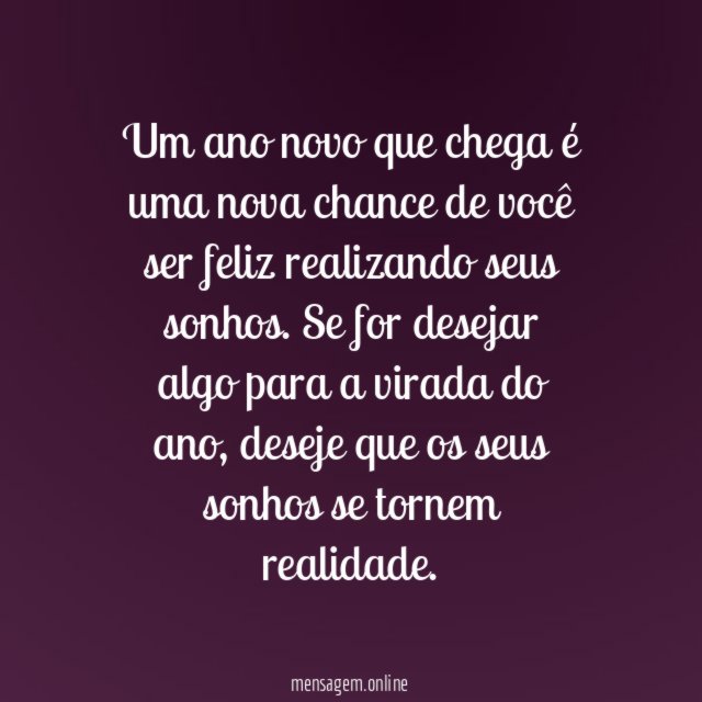 Uma nova chance