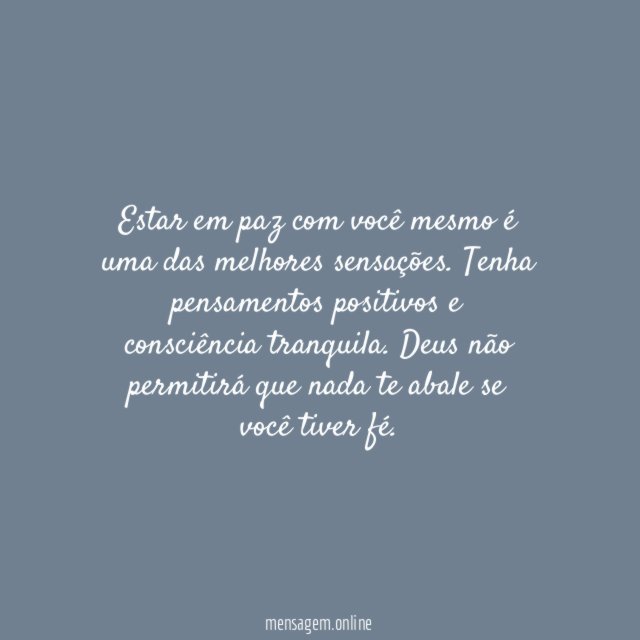 Pensamentos positivos