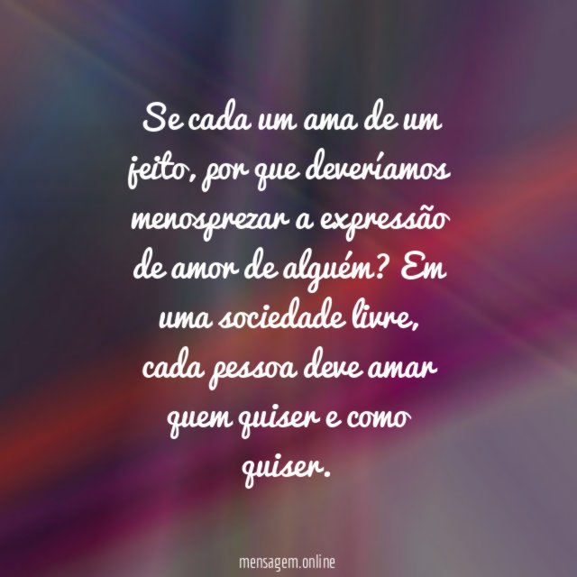 Liberdade de amar