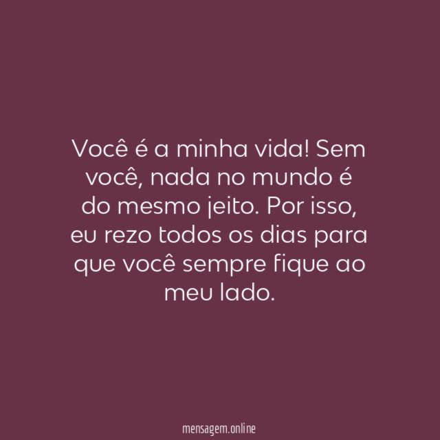 Minha vida
