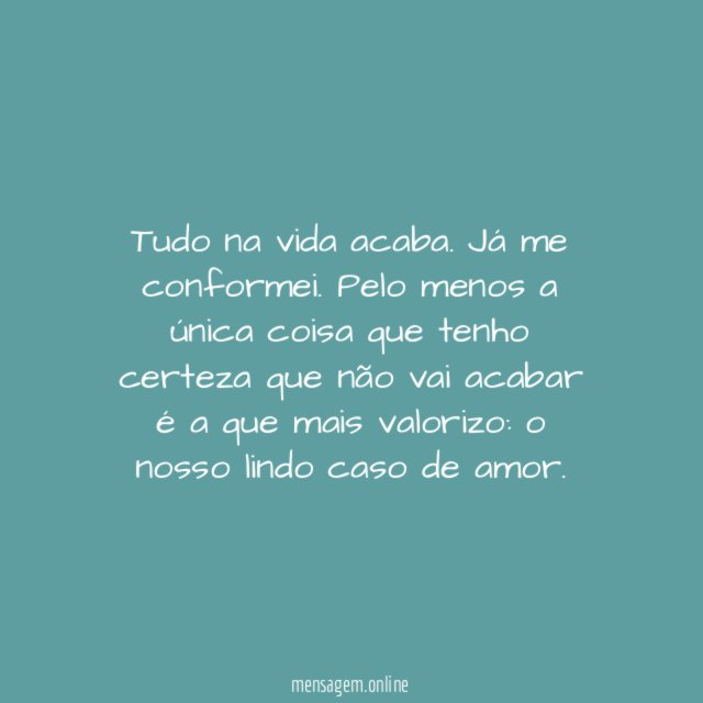 Amor sem fim