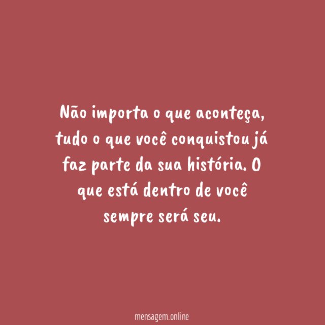 O que é seu, é seu