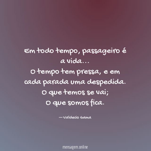 Em todo tempo