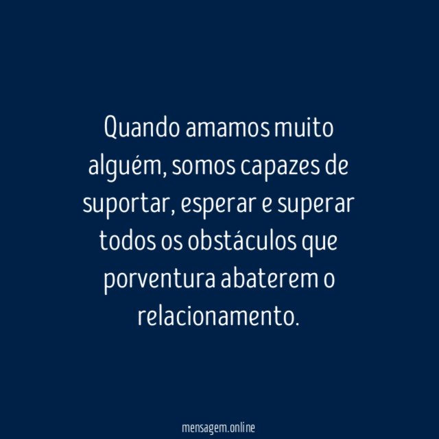 O amor é capaz de tudo