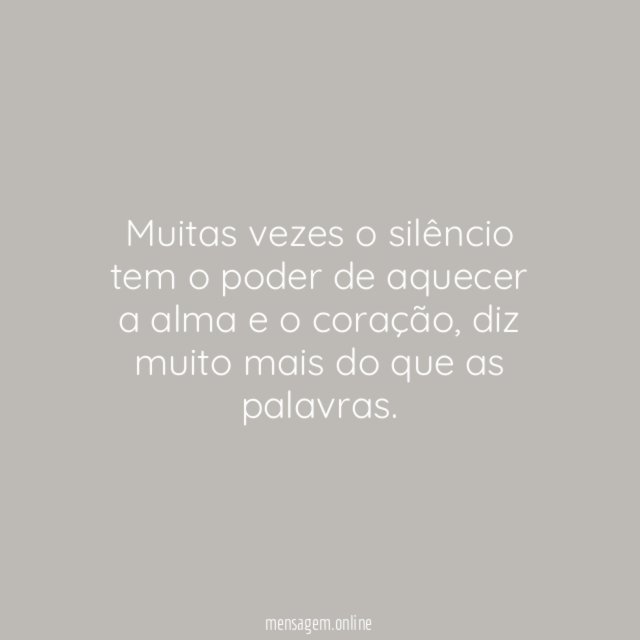 Aquece a alma