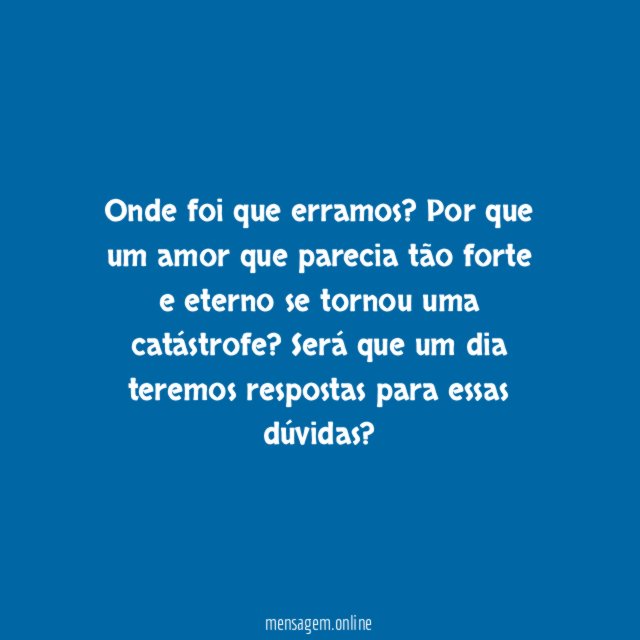 Nossos erros