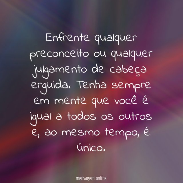 Cabeça erguida
