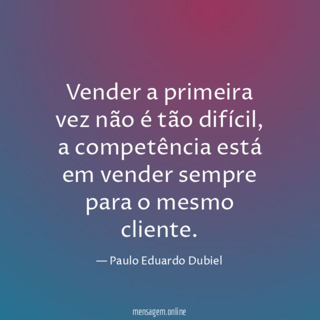 Vender a primeira vez não é tão difícil