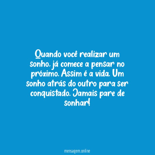 Próximo sonho
