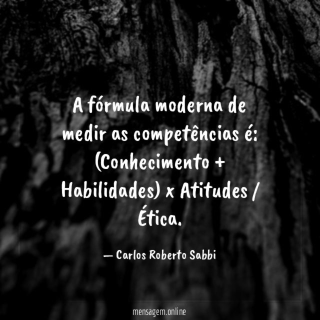 A fórmula moderna de medir as competências é