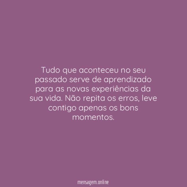 Novas experiências