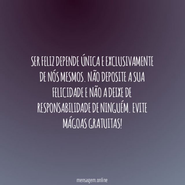 Ser feliz