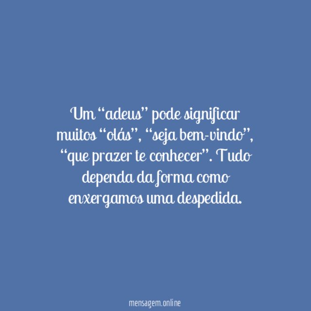 Adeus