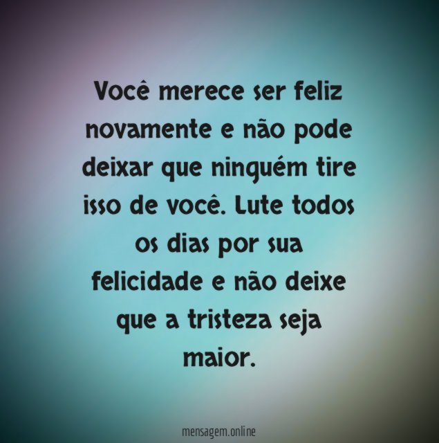 Você merece