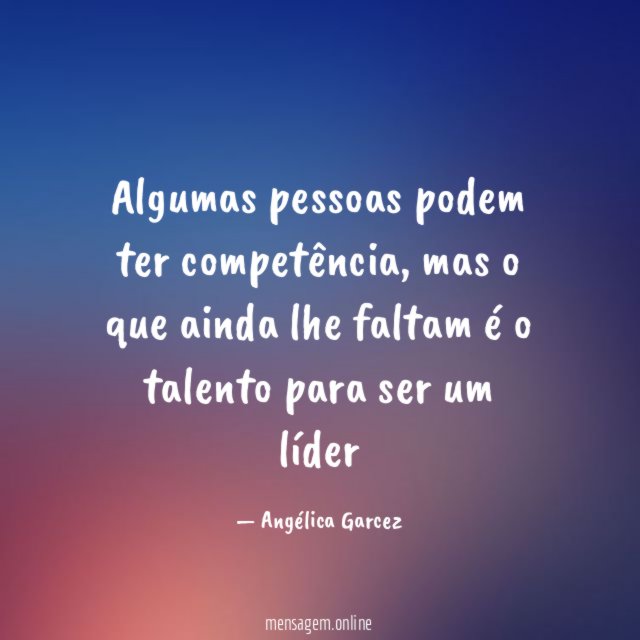 Algumas pessoas podem ter competência