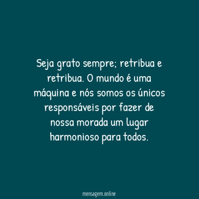 Gratidão é a chave