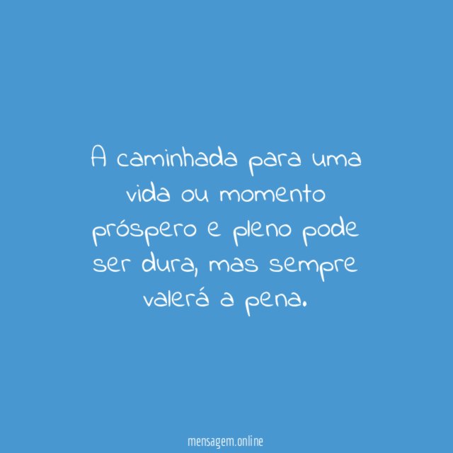 Vale a pena correr atrás