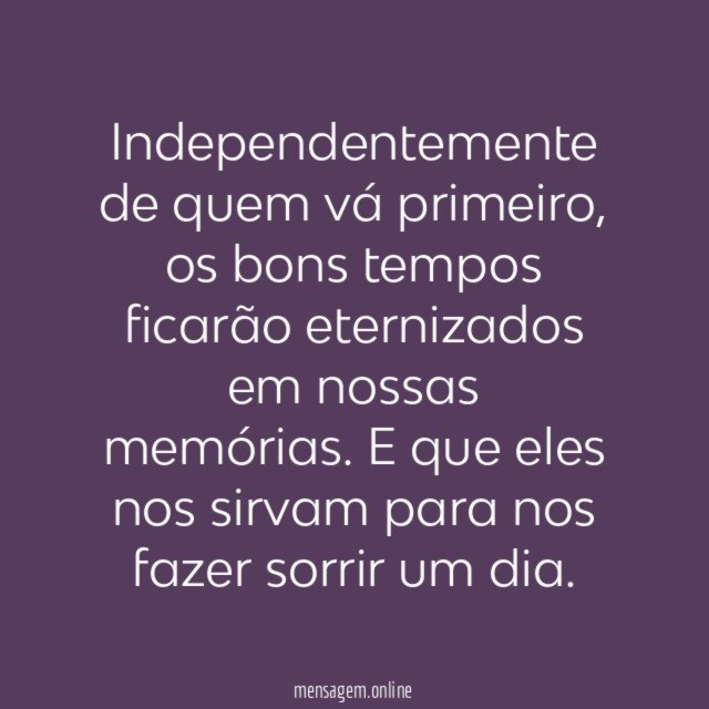 Bons tempos