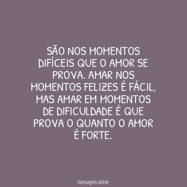 Momentos difíceis