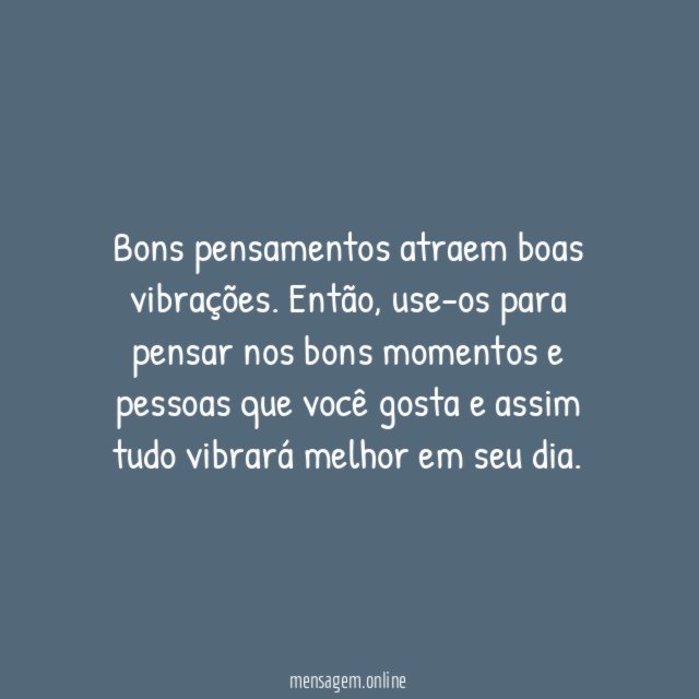 Boas vibrações