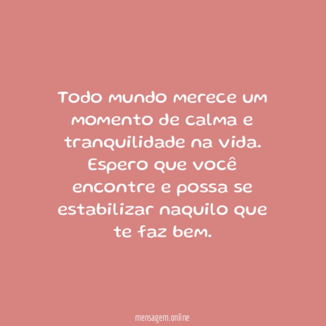 Tranquilidade